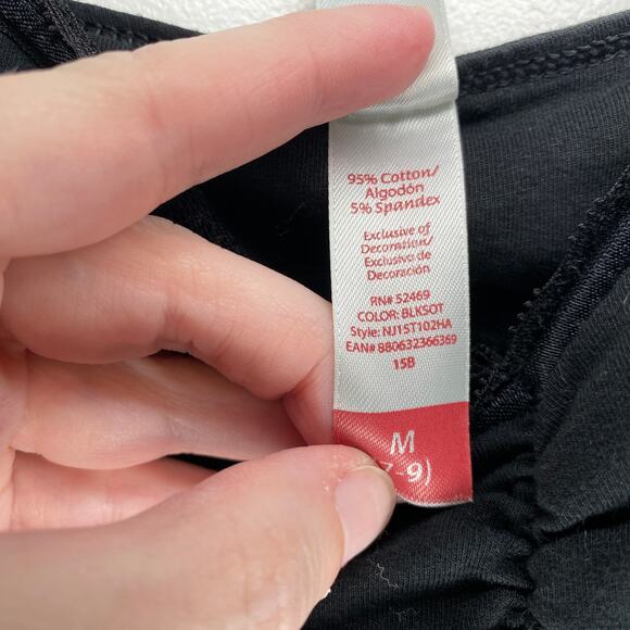 Vintage Y2K No Boundaries Lace Trim Cami padded black whimsygoth fairygrunge M - Picture 9 of 12